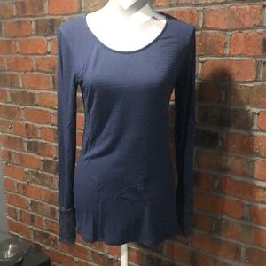 BKE Deep Blue Long Sleeve Tee. Never worn.  Size XS